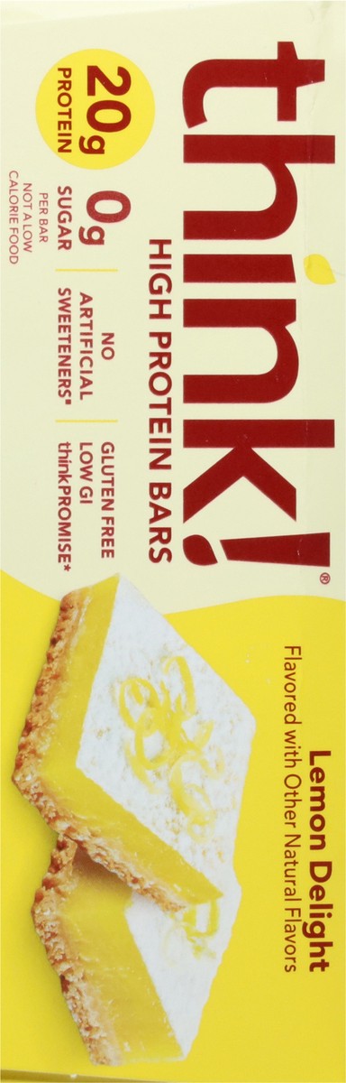 slide 6 of 12, think! Lemon Delight High Protein Bars 10 - 2.1 oz Bars, 10 ct; 2.1 oz