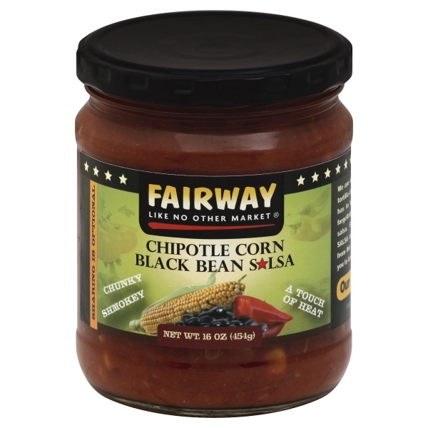 slide 1 of 1, Fairway Salsa Black Bean Corn, 16 oz