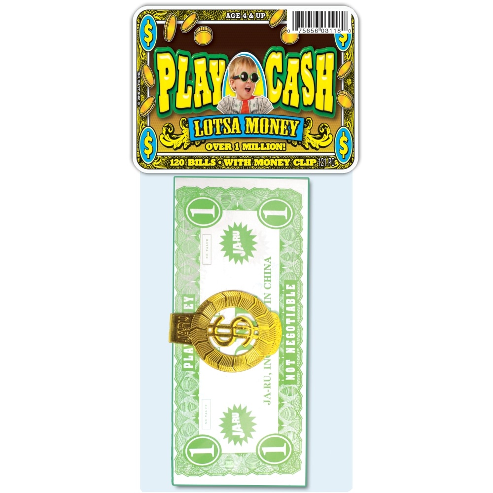 slide 1 of 1, Ja-Ru Lotsa Money Play Cash Bills, 120 ct