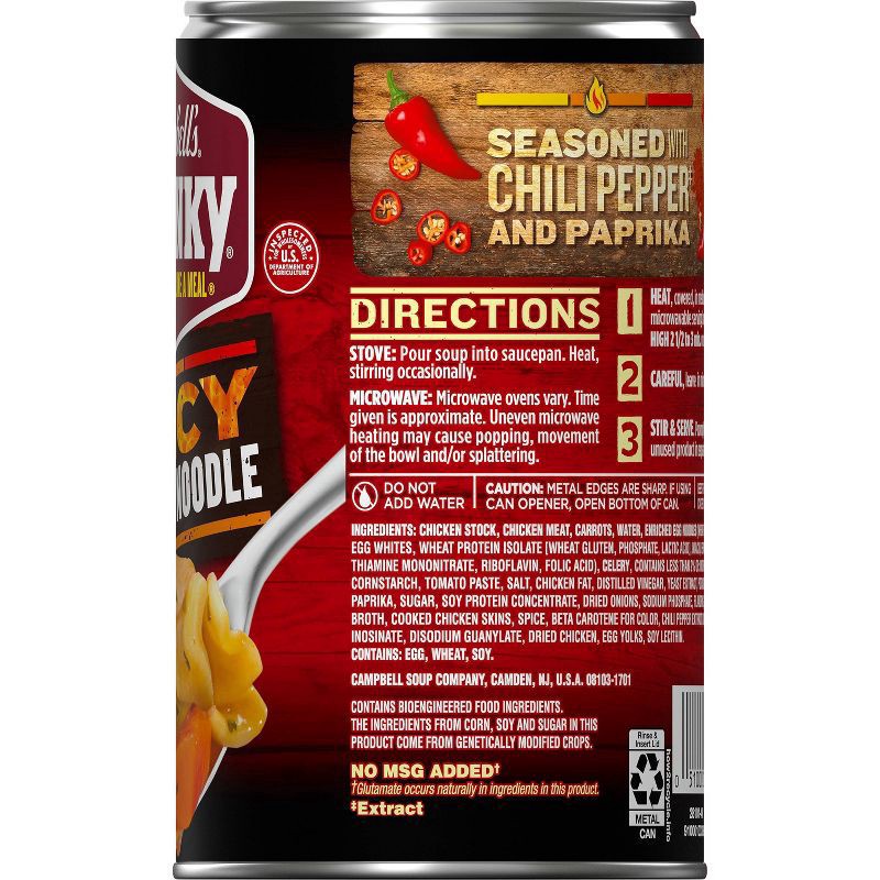 slide 5 of 7, Campbell's Spicy Chicken Noodle Soup, 18.600 oz