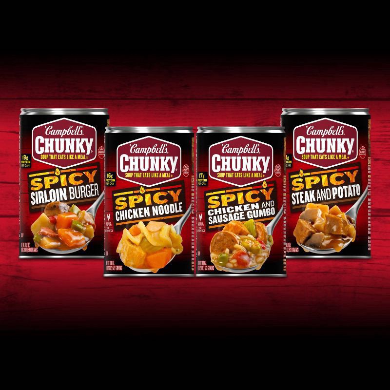 slide 7 of 7, Campbell's Spicy Chicken Noodle Soup, 18.600 oz