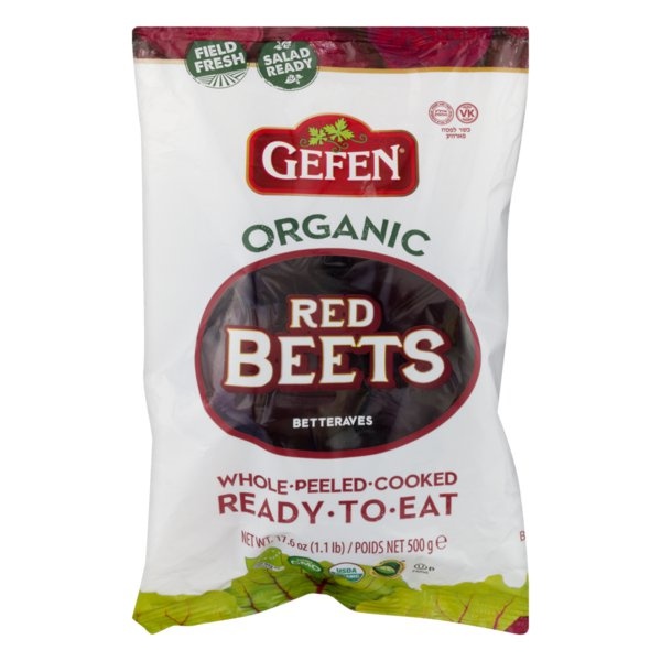 slide 1 of 1, Gefen Organic Ready-To-Eat Red Beets, 17.6 oz