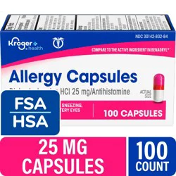 Kroger Allergy Antihistamine Capsules