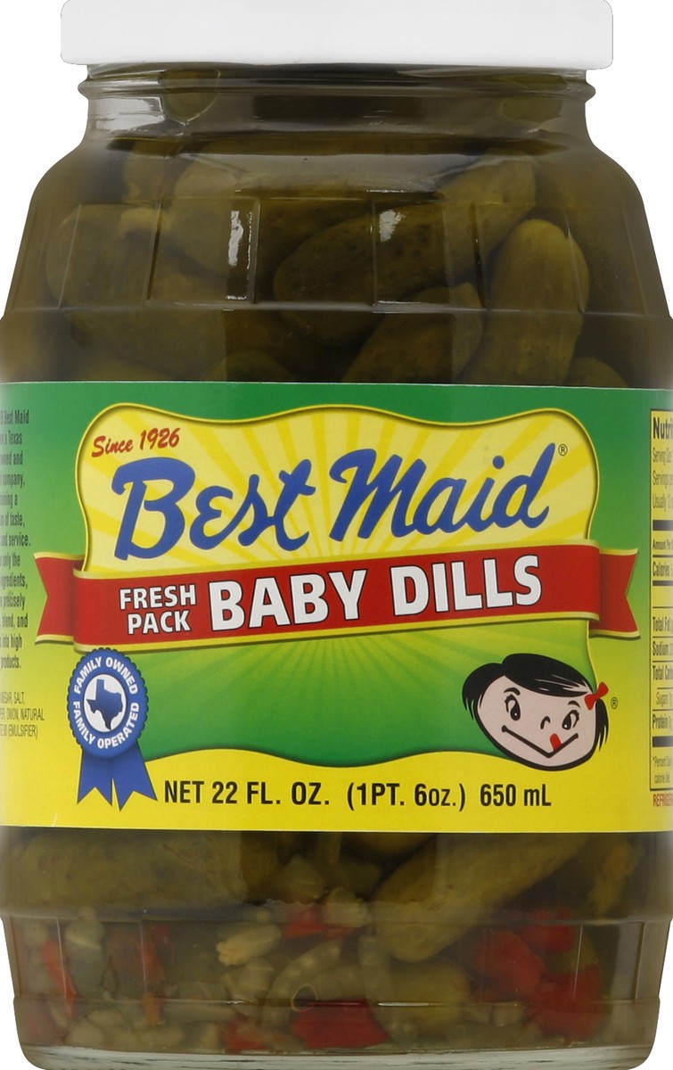 slide 2 of 2, Best Maid Baby Dills 22 oz, 22 oz