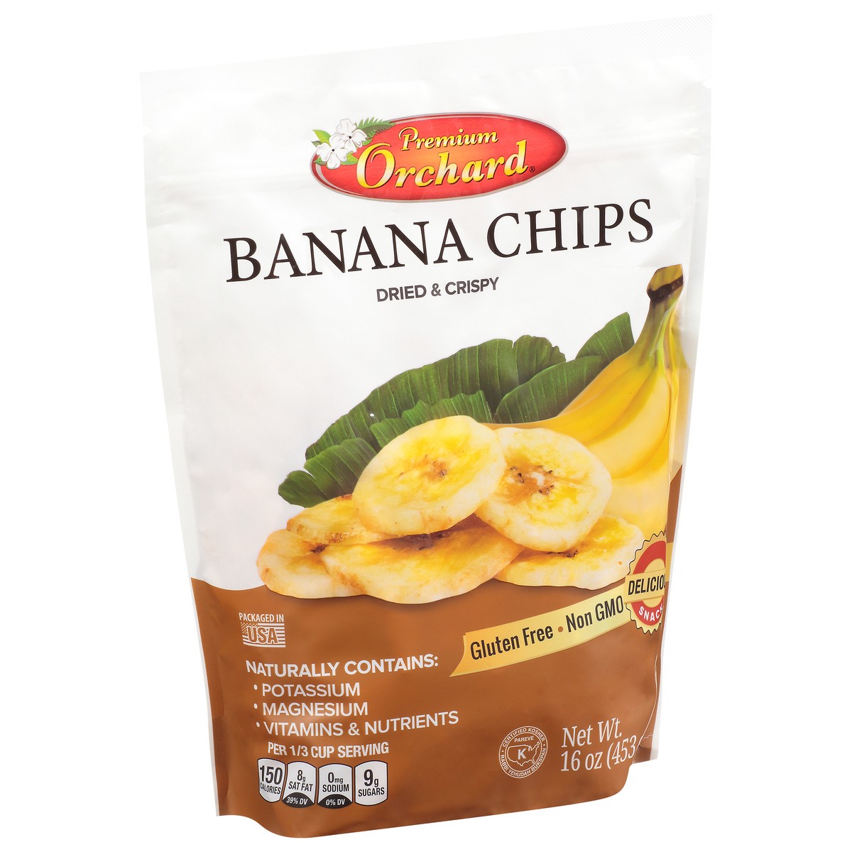 slide 11 of 12, Premium Orchard Banana Chips - 16 OZ, 16 oz