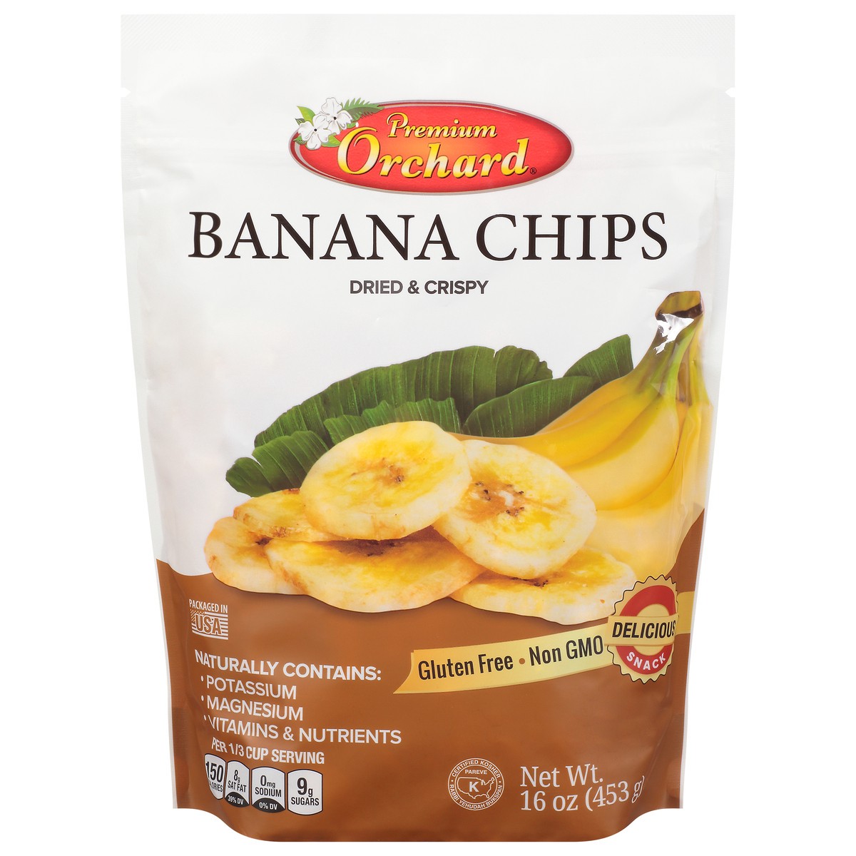 slide 9 of 12, Premium Orchard Banana Chips - 16 OZ, 16 oz