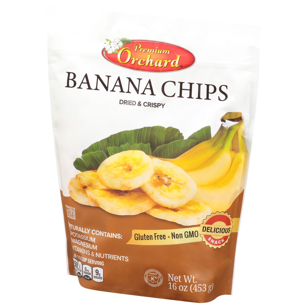 slide 10 of 12, Premium Orchard Banana Chips - 16 OZ, 16 oz