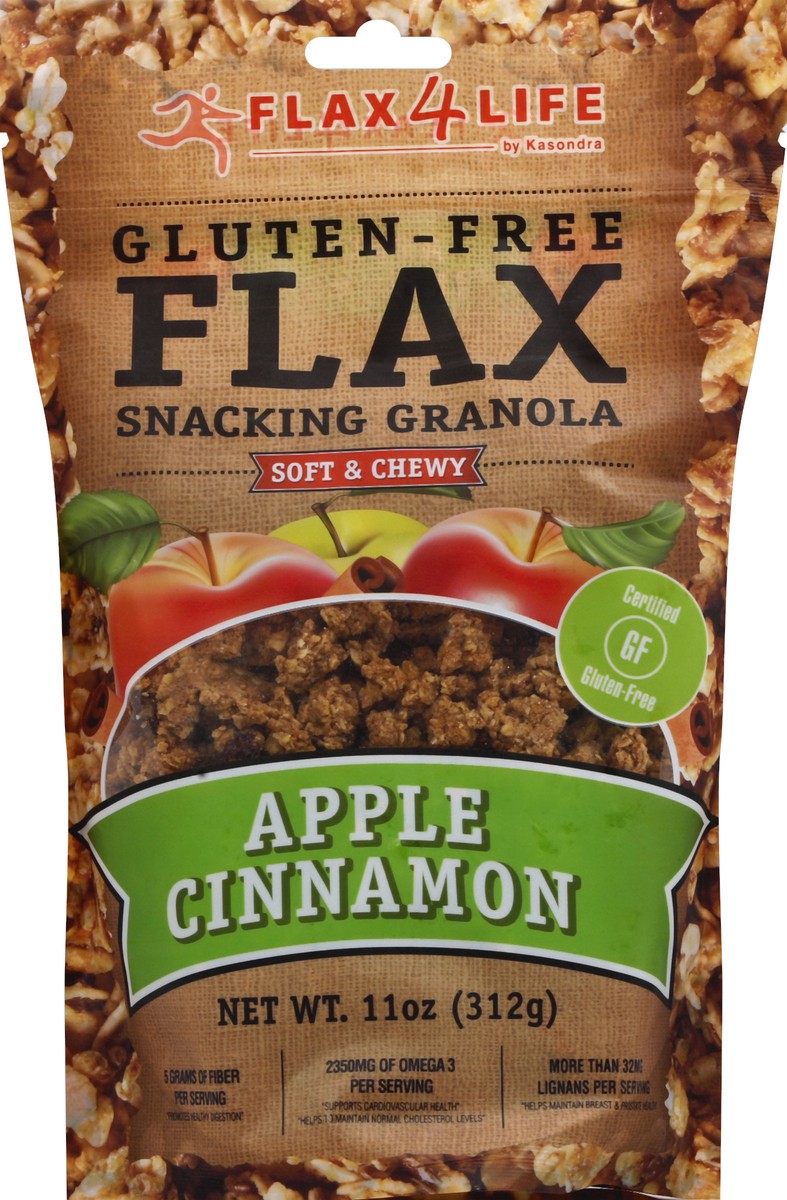 slide 1 of 3, Flax4Life Granola 11 oz, 11 oz