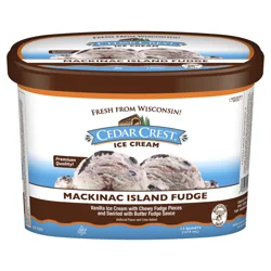 Cedar Crest Mackinac Island Fudge Ice Cream