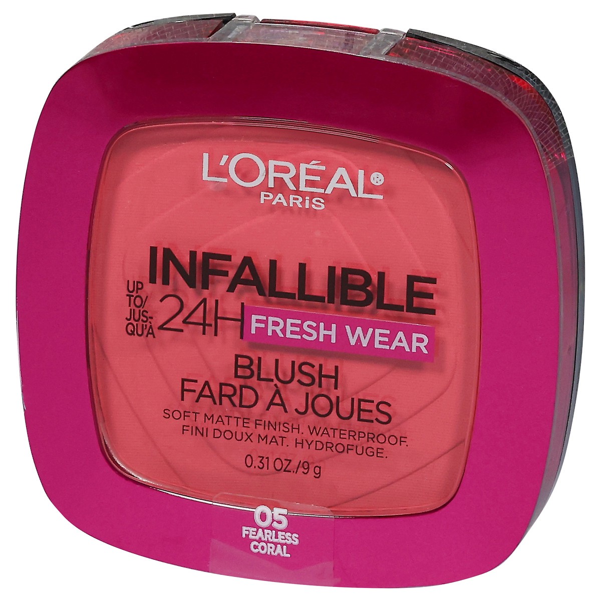 slide 3 of 11, L'Oréal 05 Fearless Coral Infallible 24H Fresh Wear Blush 0.31 oz, 0.31 oz