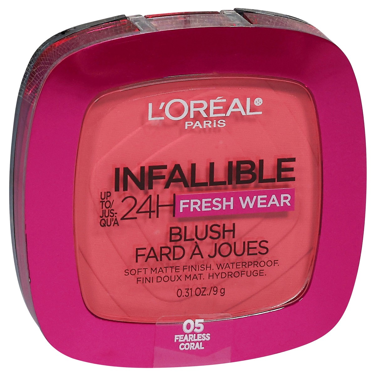 slide 11 of 11, L'Oréal 05 Fearless Coral Infallible 24H Fresh Wear Blush 0.31 oz, 0.31 oz