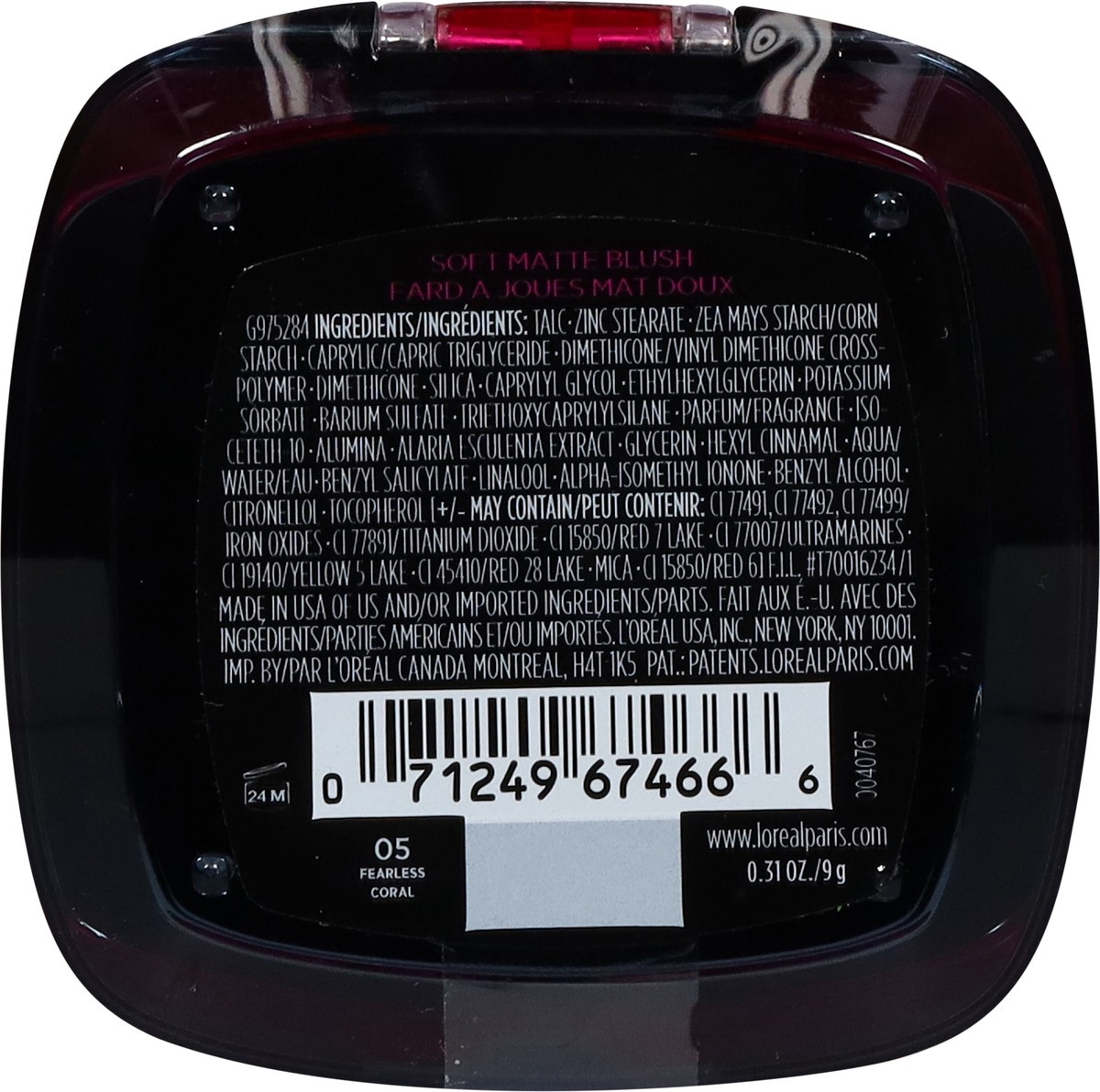 slide 10 of 11, L'Oréal 05 Fearless Coral Infallible 24H Fresh Wear Blush 0.31 oz, 0.31 oz