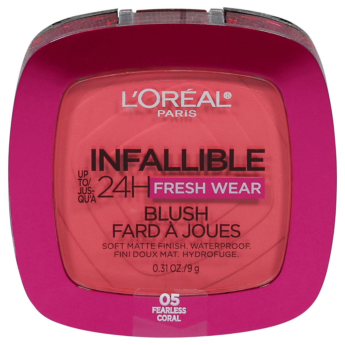 slide 1 of 11, L'Oréal 05 Fearless Coral Infallible 24H Fresh Wear Blush 0.31 oz, 0.31 oz