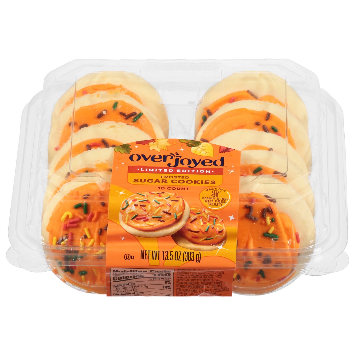 slide 3 of 4, Overjoyed/Signature Select Frosted Orange Sugar Cookie - 13.5 Oz, 13.5 oz