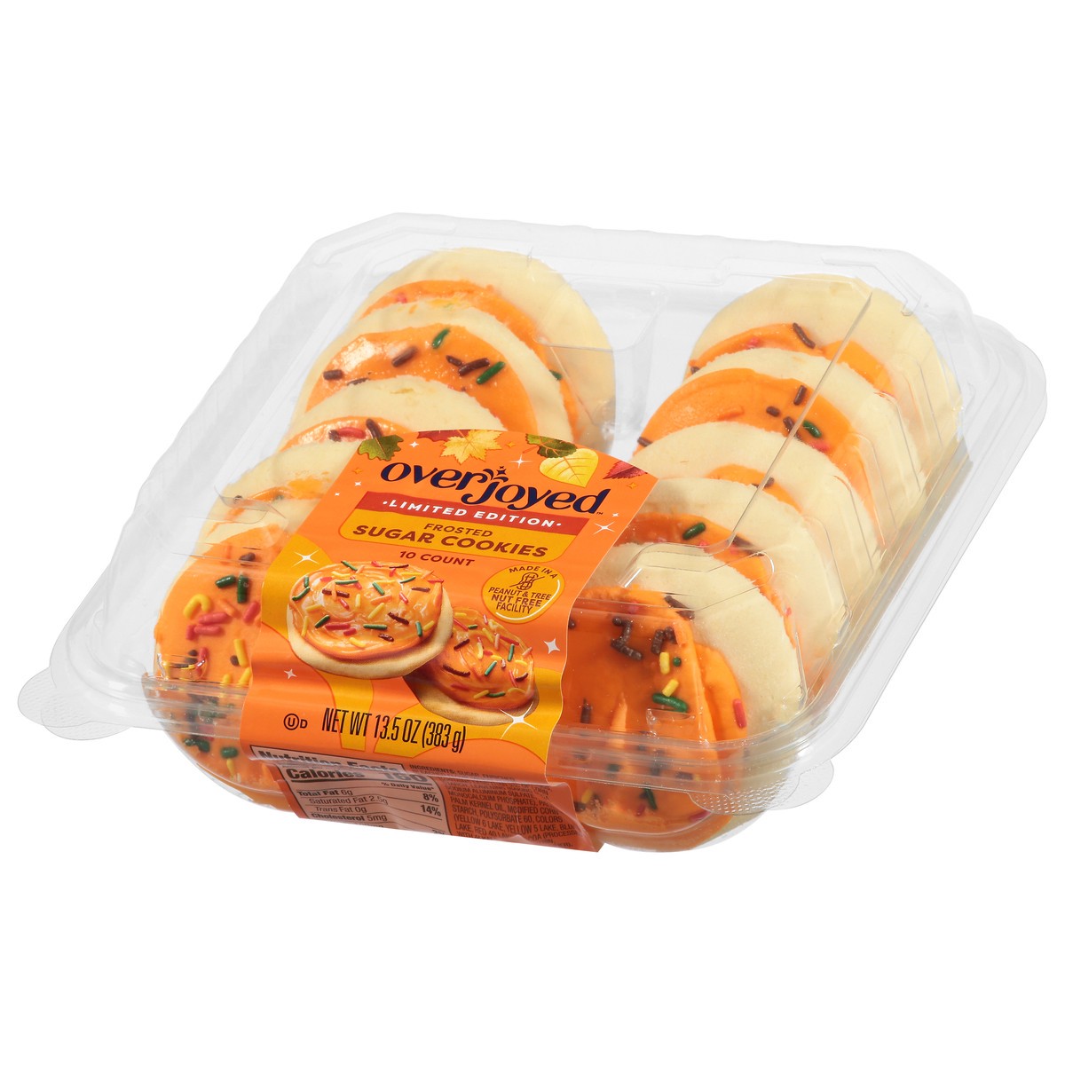 slide 4 of 4, Overjoyed/Signature Select Frosted Orange Sugar Cookie - 13.5 Oz, 13.5 oz