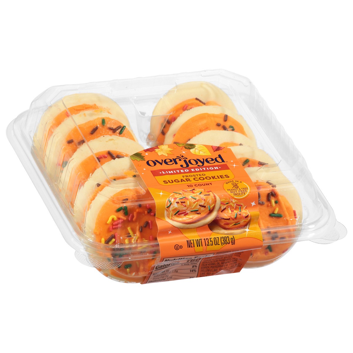 slide 2 of 4, Overjoyed/Signature Select Frosted Orange Sugar Cookie - 13.5 Oz, 13.5 oz