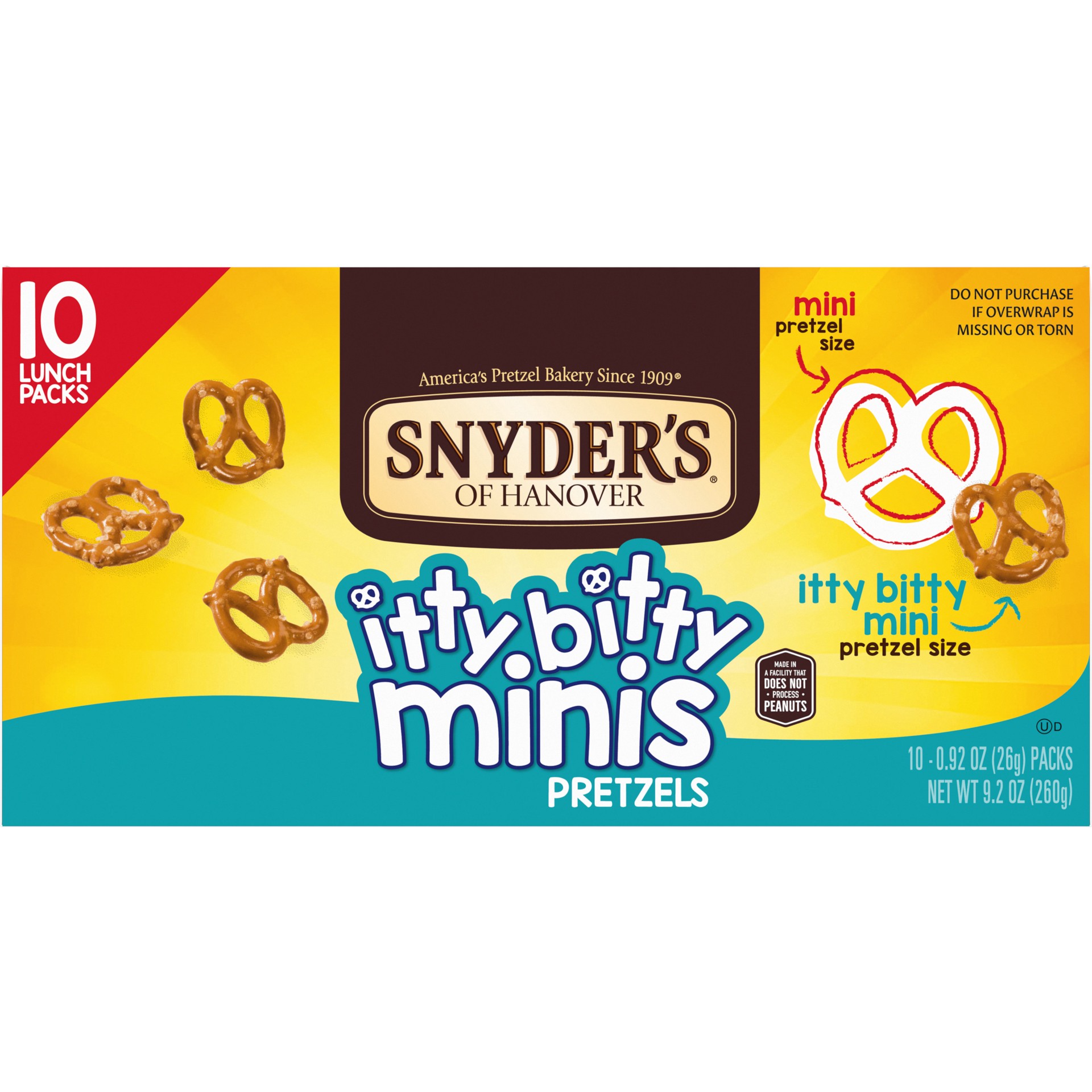 slide 4 of 5, Snyder's of Hanover Itty Bitty Minis Pretzels, 9.19 oz