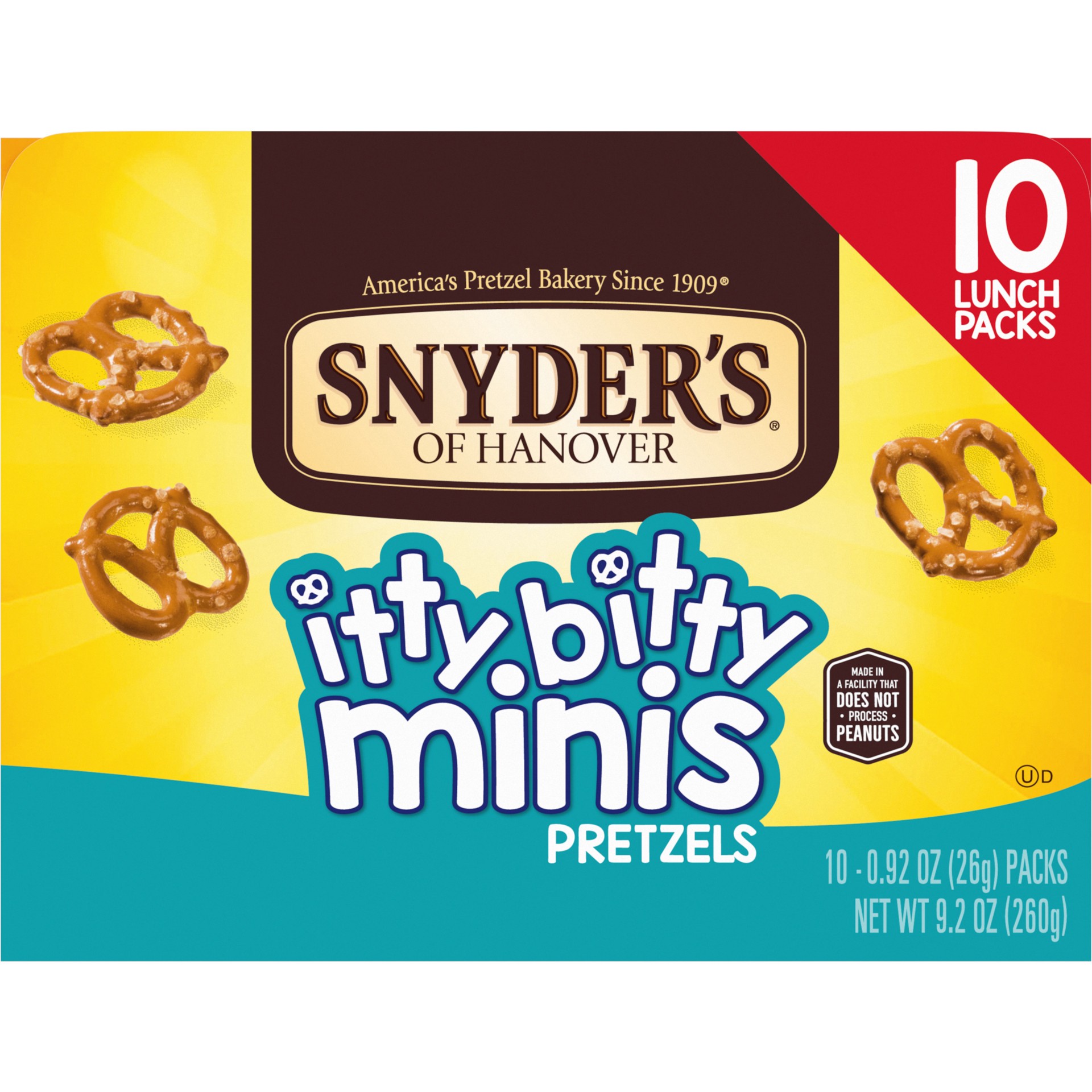 slide 3 of 5, Snyder's of Hanover Itty Bitty Minis Pretzels, 9.19 oz