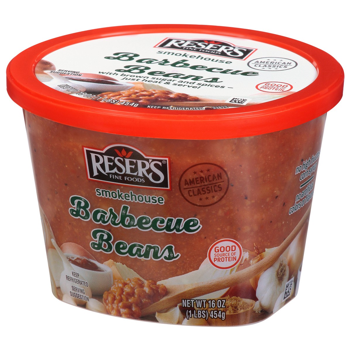 slide 3 of 9, Reser's Barbecue Beans, 16 oz