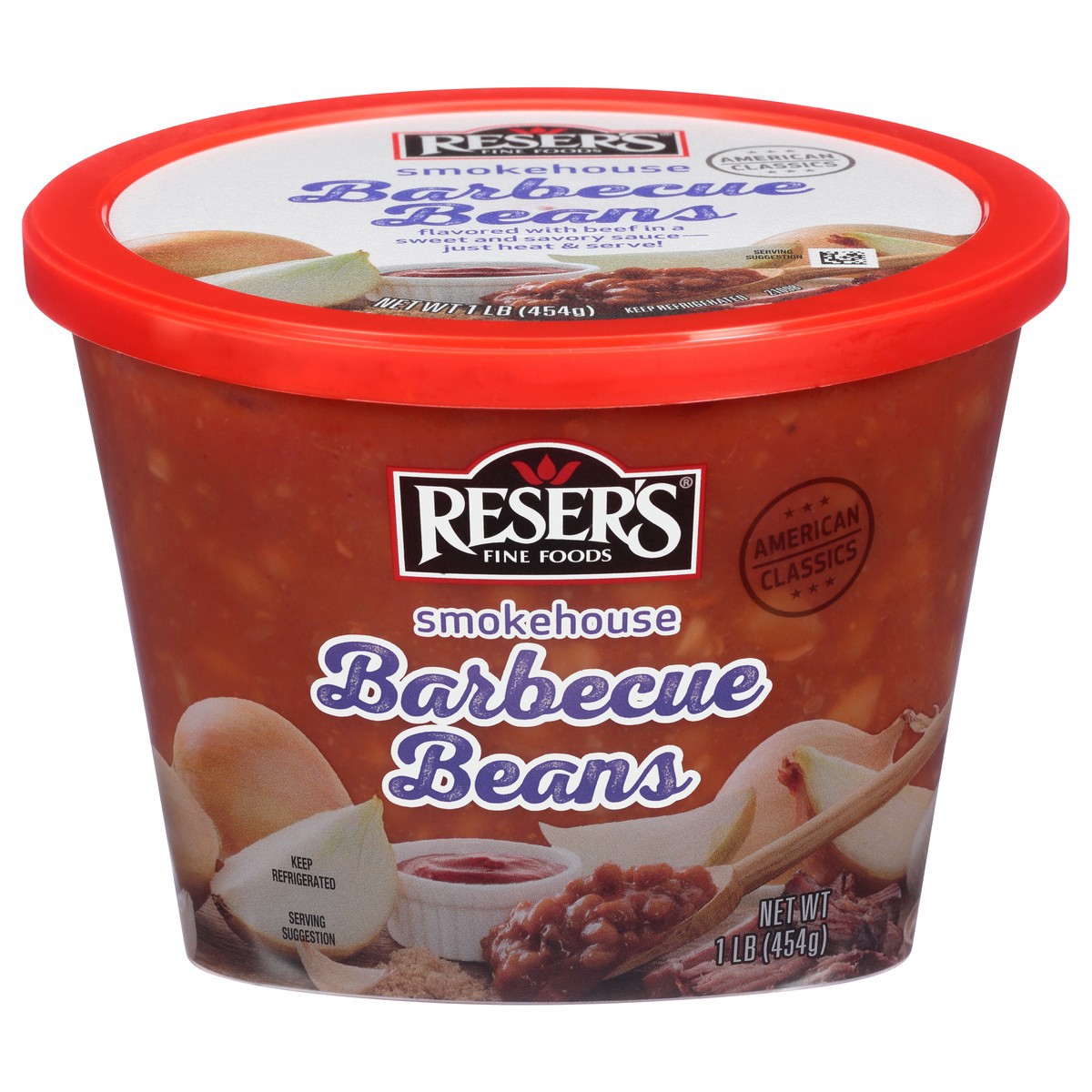 slide 1 of 9, Reser's Barbecue Beans, 16 oz