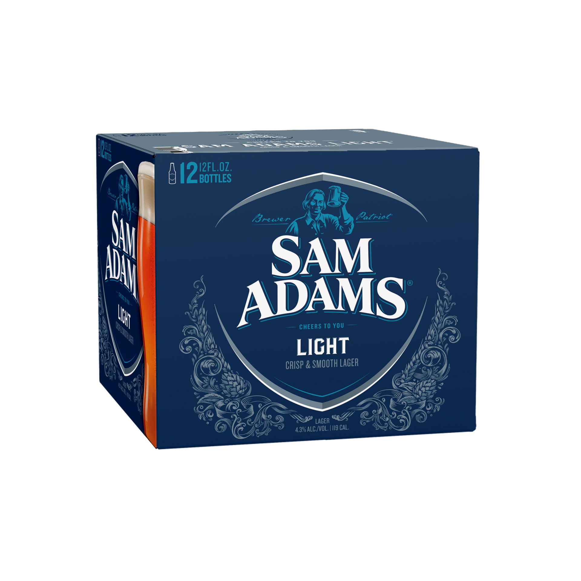 slide 1 of 6, Samuel Adams Light, 12 ct; 12 oz