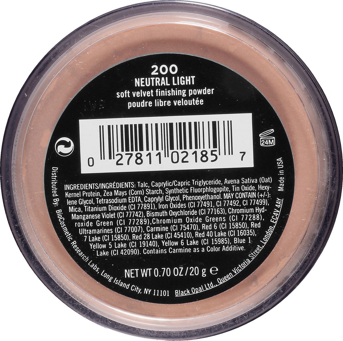 slide 3 of 11, BLK/OPL True Color Neutral Light 200 Soft Velvet Finishing Powder 0.7 oz, 1 ct