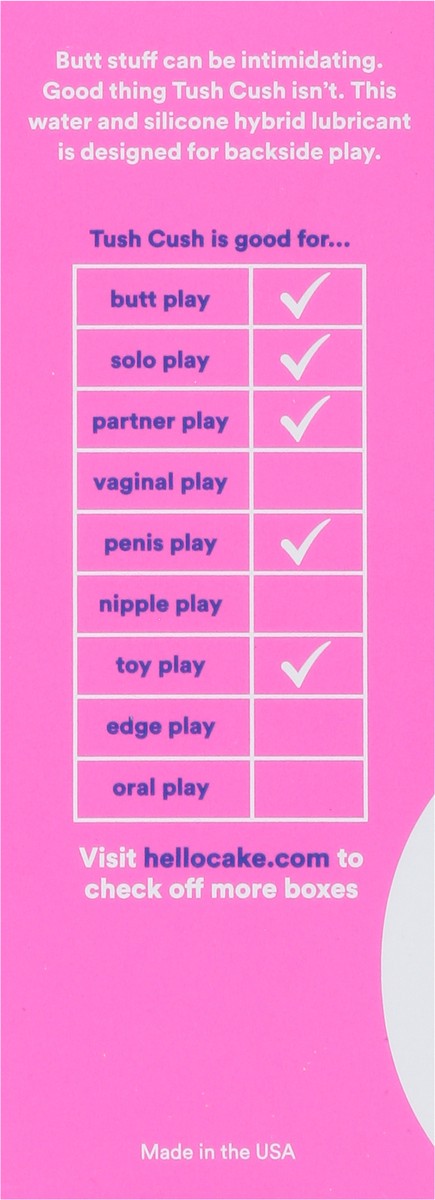 slide 5 of 9, Cake Tush Cush Lubricant 1.7 fl oz, 1.7 fl oz
