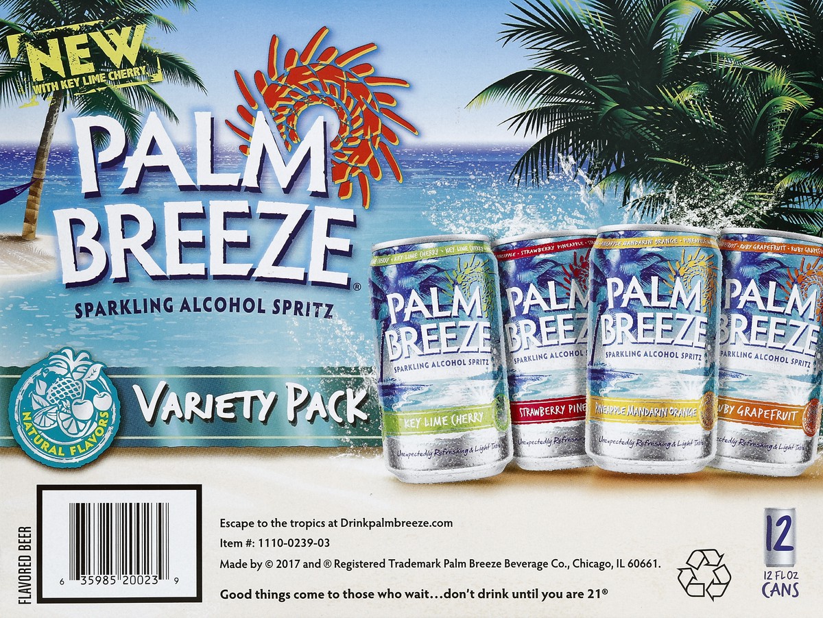 slide 6 of 8, Palm Breeze Alcohol Spritz 12 ea, 12 ct; 8 oz