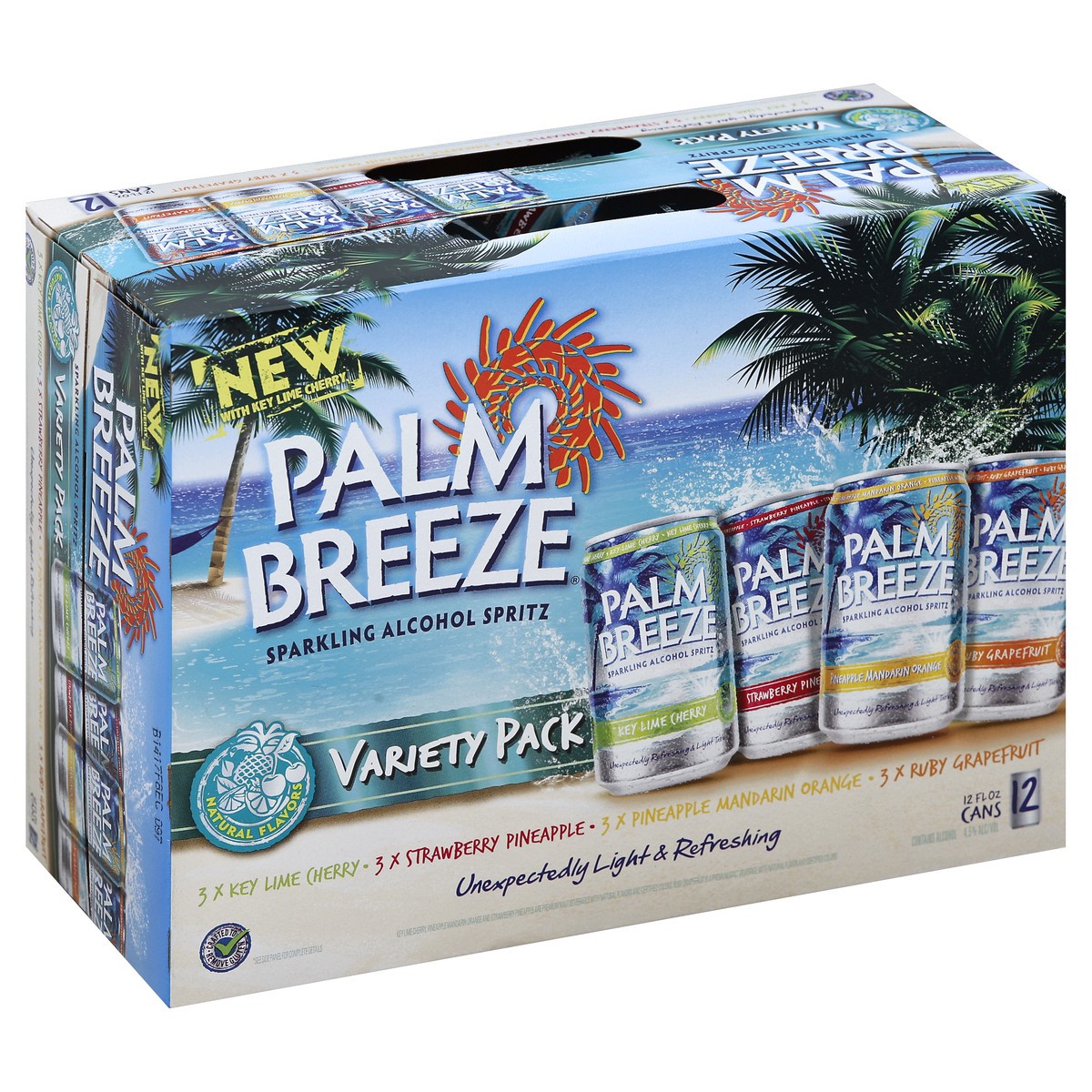 slide 7 of 8, Palm Breeze Alcohol Spritz 12 ea, 12 ct; 8 oz