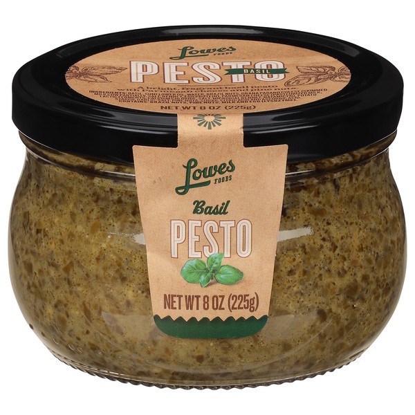 slide 1 of 1, Lowes Foods Basil Pesto, 7.9 oz