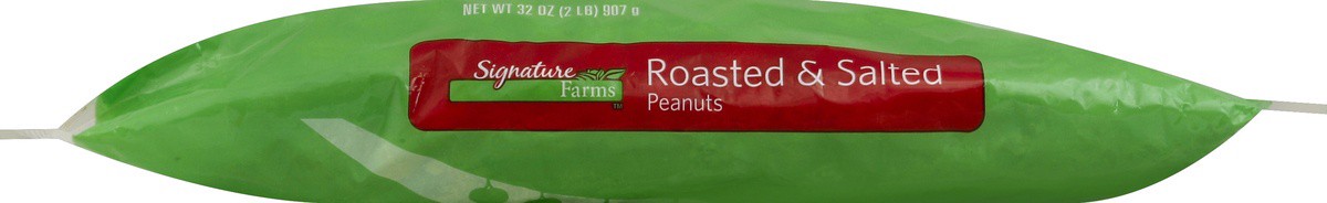 slide 2 of 5, Signature Farms Peanuts Roasted & Salted, 