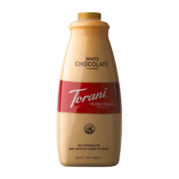 slide 1 of 1, Torani Puremade White Chocolate Sauce - 64 oz, 64 oz