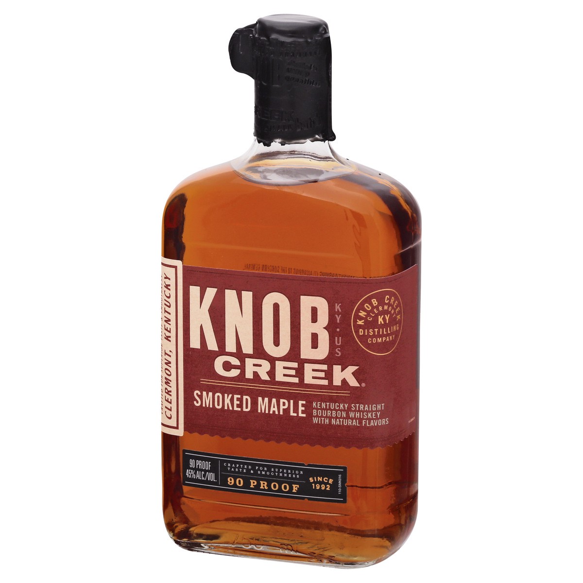 slide 3 of 10, Knob Creek Smoked Maple Bourbon, 750 ml