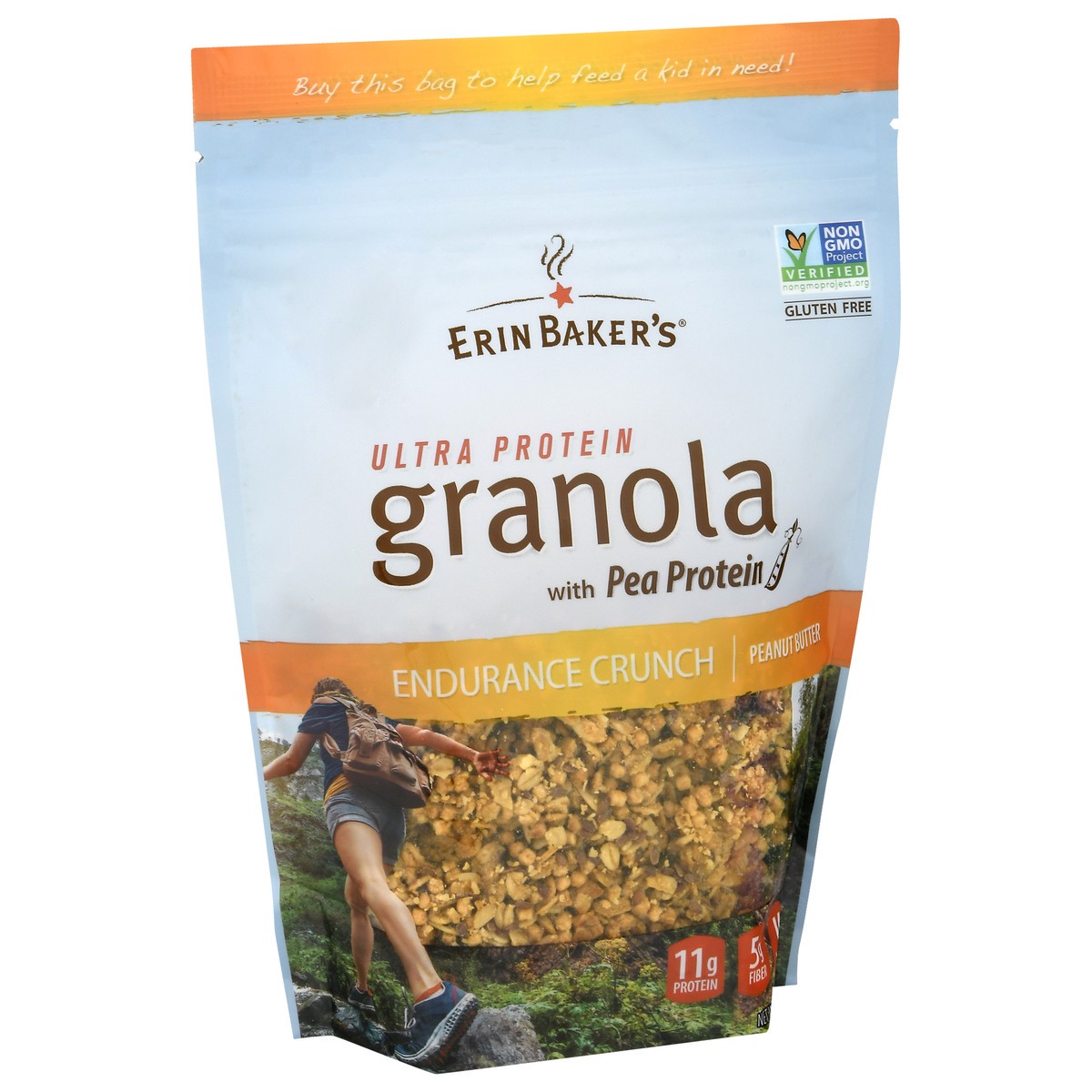 slide 2 of 9, Erin Baker'S Ultra Protein Peanut Butter Granola - 12 Oz, 12 oz