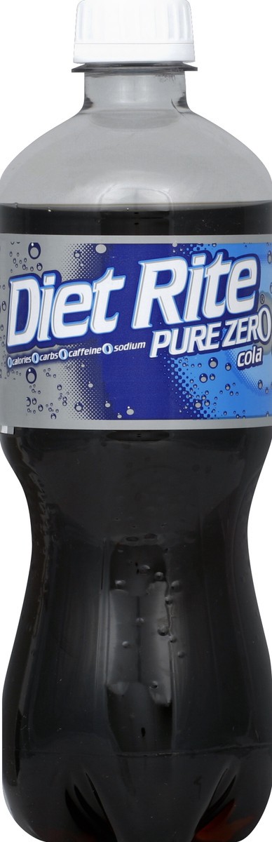 slide 1 of 4, Diet Rite Cola - 20 oz, 20 oz