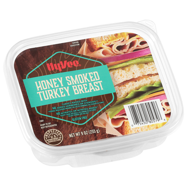 slide 1 of 1, Hy-Vee Honey Turkey Breast, 9 oz