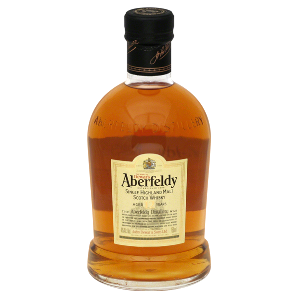 slide 1 of 1, Aberfeldy Dewars Whisky Scotch Highland Single Malt, 750 ml