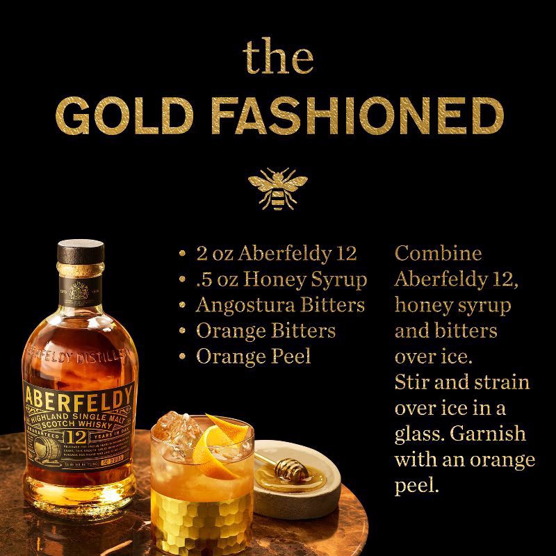 slide 5 of 7, Aberfeldy 12 Year Old Single Malt Scotch Whisky 40% 75Cl/750Ml, 750 ml