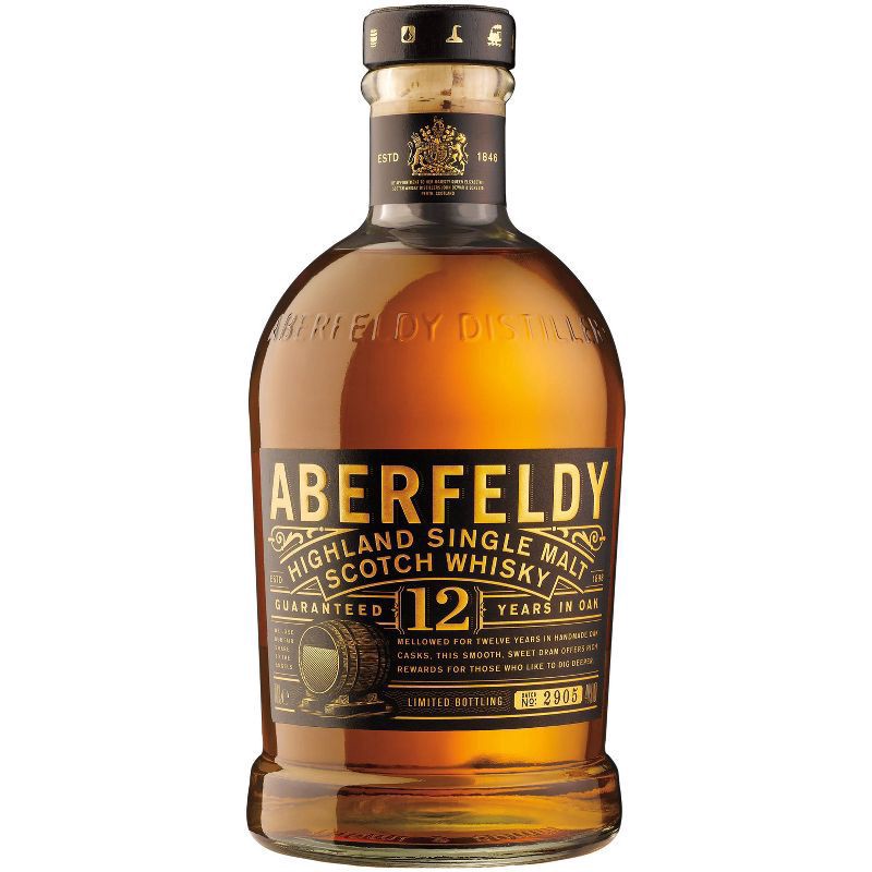 slide 1 of 7, Aberfeldy 12 Year Old Single Malt Scotch Whisky 40% 75Cl/750Ml, 750 ml