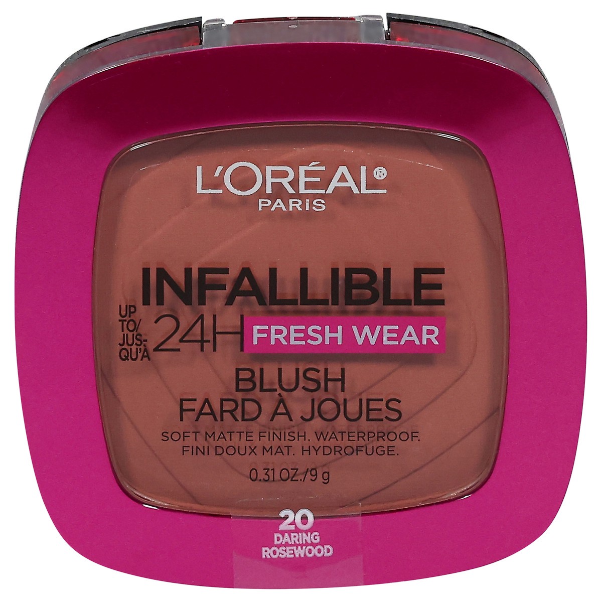slide 1 of 11, L'Oréal 20 Daring Rosewood Infallible 24H Fresh Wear Blush 0.31 oz, 0.31 oz