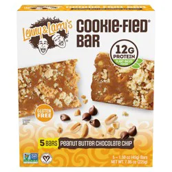 Lenny & Larry's Cookie-fied Bar, Peanut Butter Chocolate Chip - 5ct