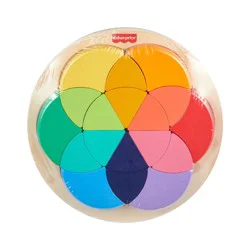 Fisher-Price Wooden Color Wheel Puzzle
