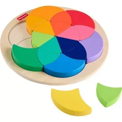 Fisher-Price Wooden Color Wheel Puzzle