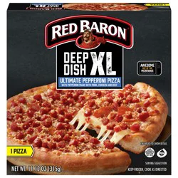Red Baron Deep Dish Ultimate Pepperoni XL Pizza, 1 Each