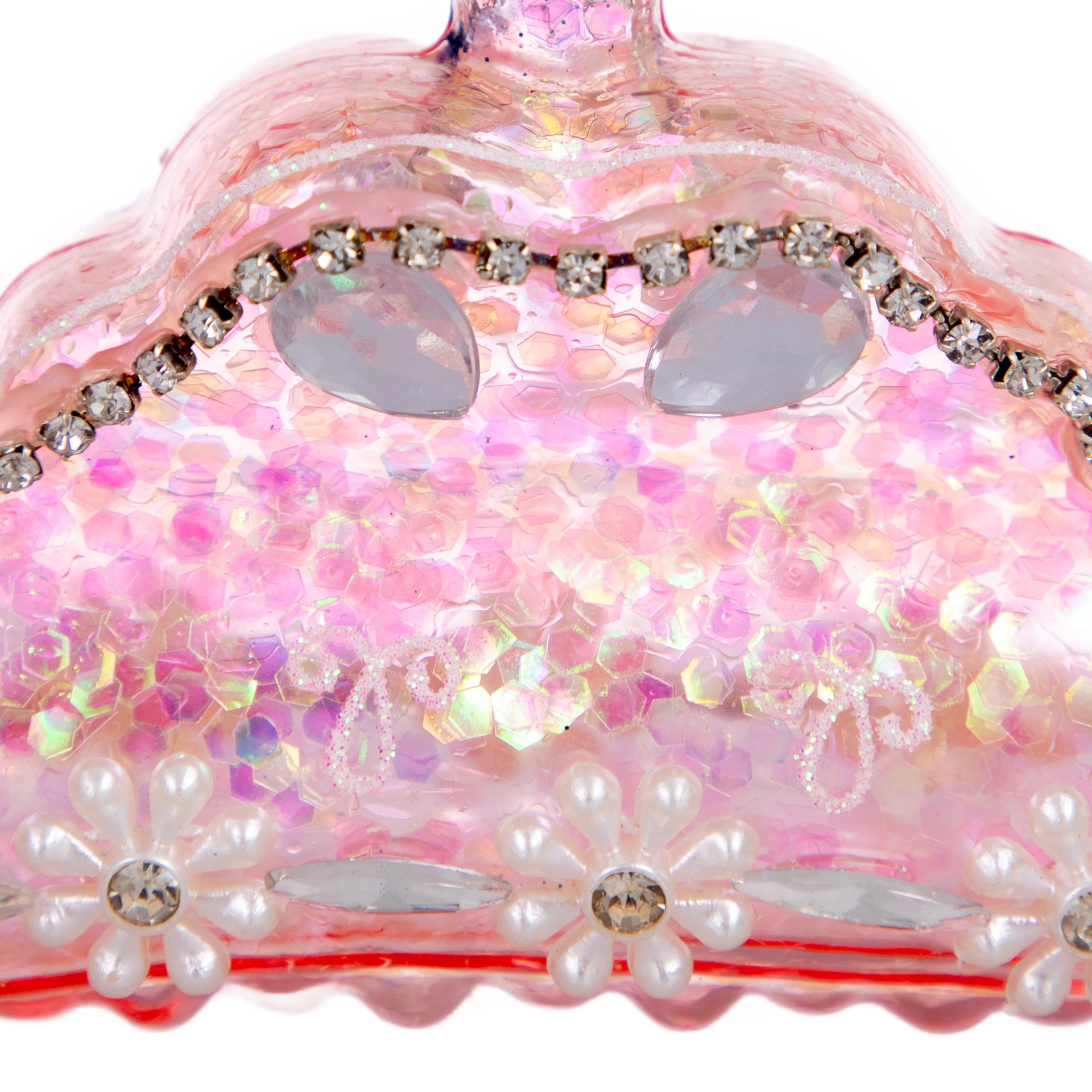 slide 2 of 2, 4.5" Claw Clip Glass Ornament By Ashland, 4.5 in x 1.8 in x 2.75 in