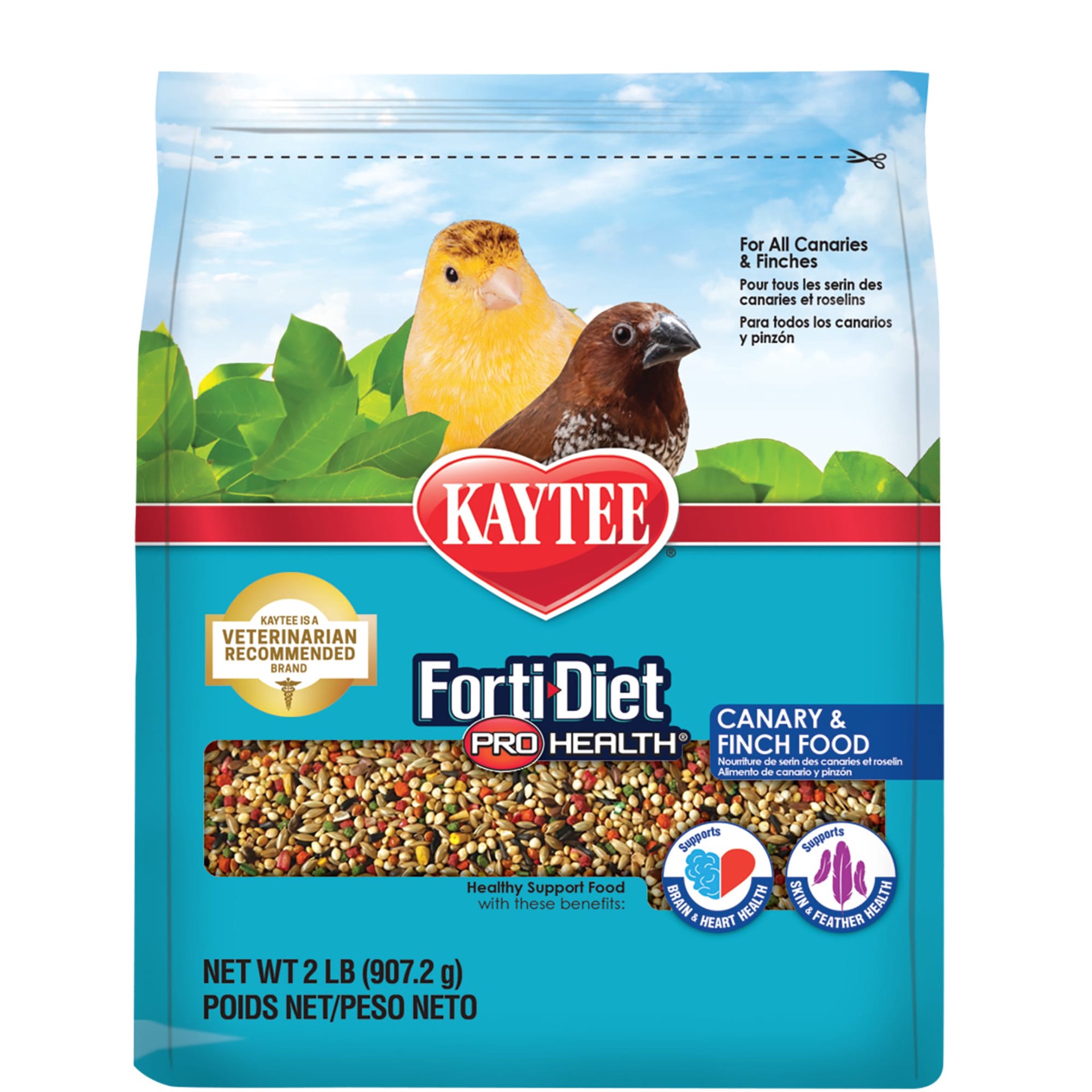 slide 1 of 7, Kaytee Forti-Diet Pro Health Canary & Finch Food 2lb, 1 ct