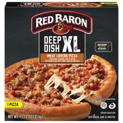 Red Baron Deep Dish Meat Lovers XL Pizza 11.12 oz