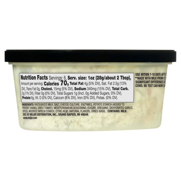 slide 9 of 13, Frederik's by Meijer Mediterranean Herb Feta Cheese Crumbles, 6 oz., 6 oz