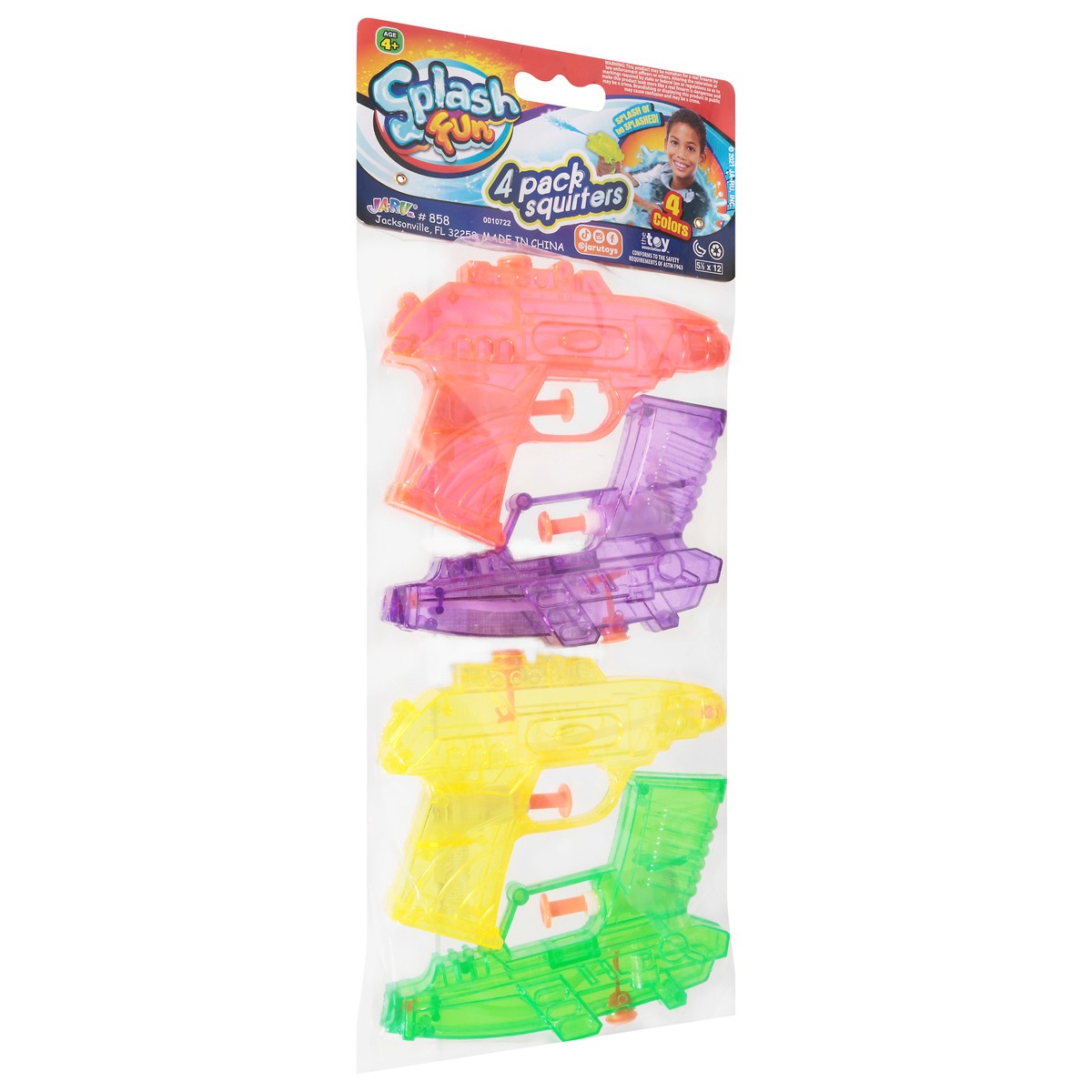 slide 3 of 13, Ja-Ru Splash Fun 4 Colors Squirters 4 ea, 4 ct