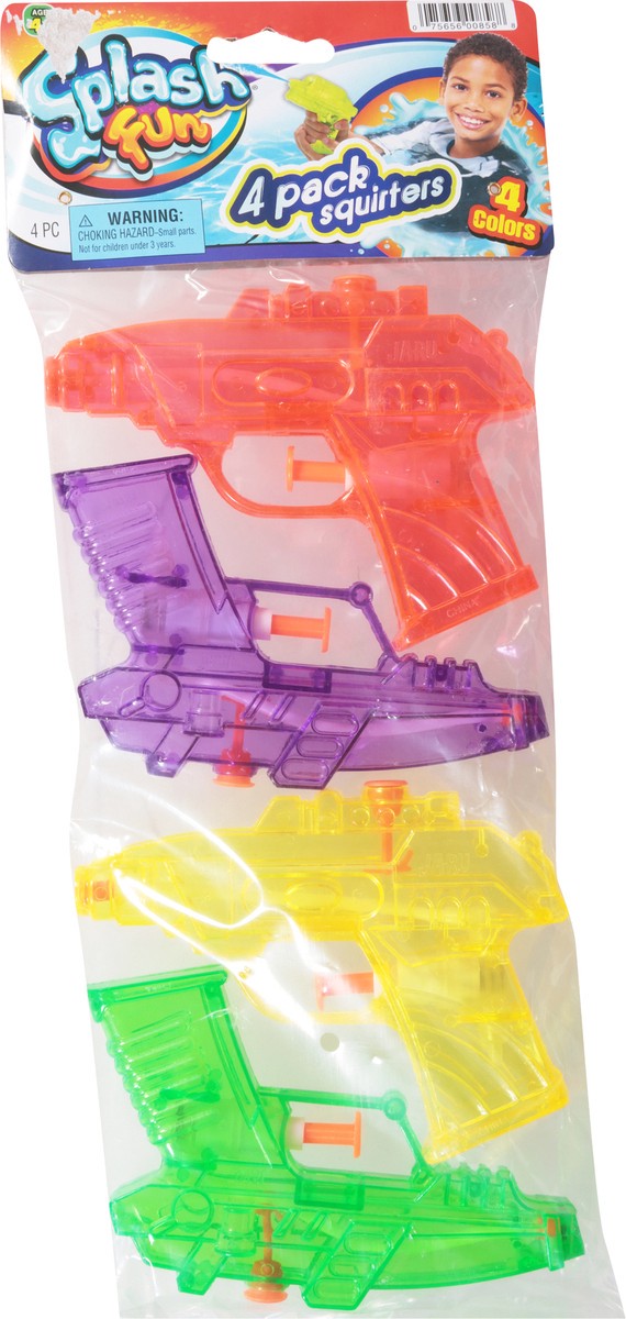 slide 7 of 13, Ja-Ru Splash Fun 4 Colors Squirters 4 ea, 4 ct